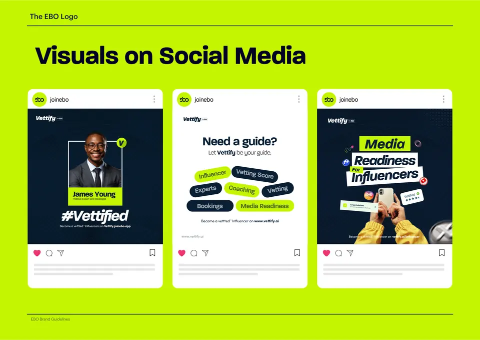 Visuals on social media