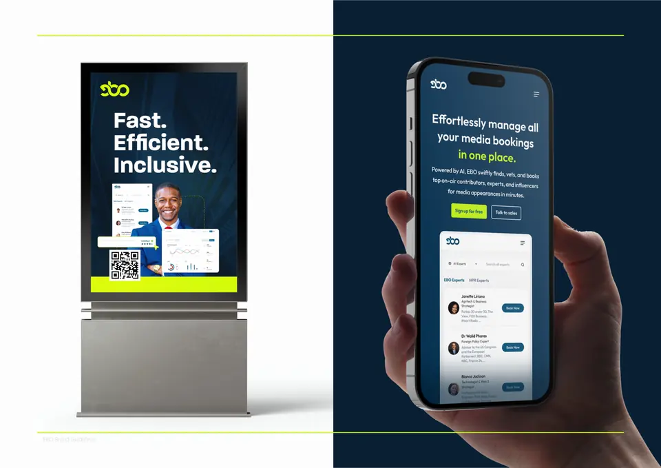 EBO digital display and app