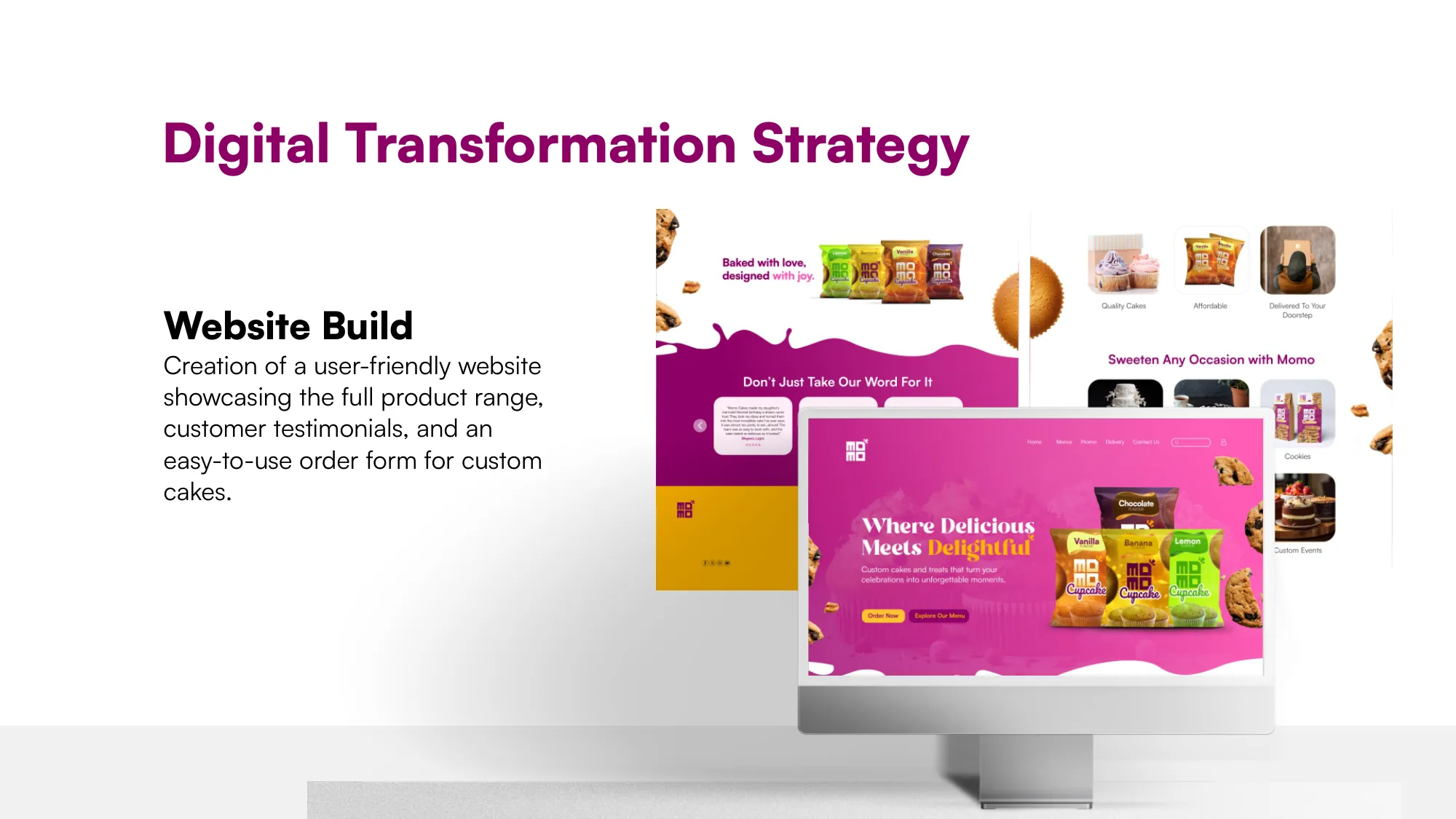Momo website build