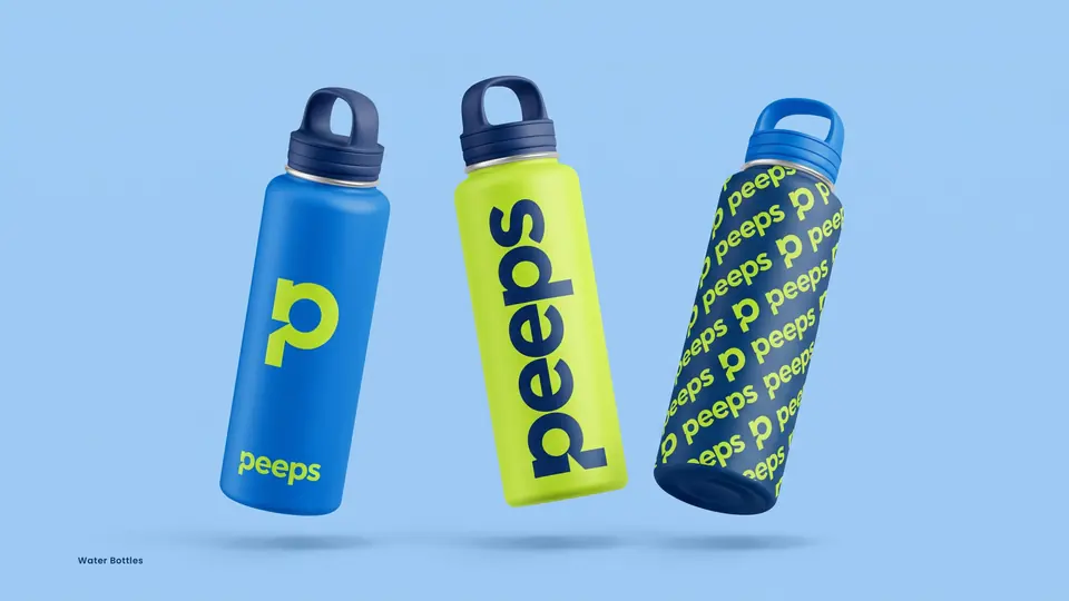 PEEPS water bottles