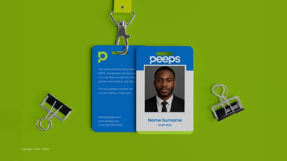 PEEPS ID card