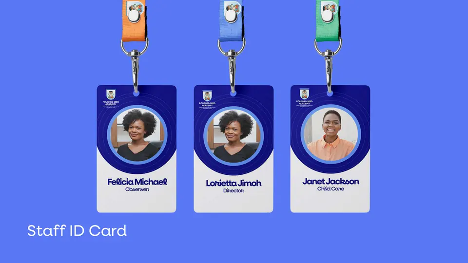 Staff ID cards