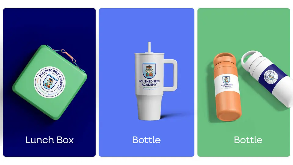 Lunch box and bottles