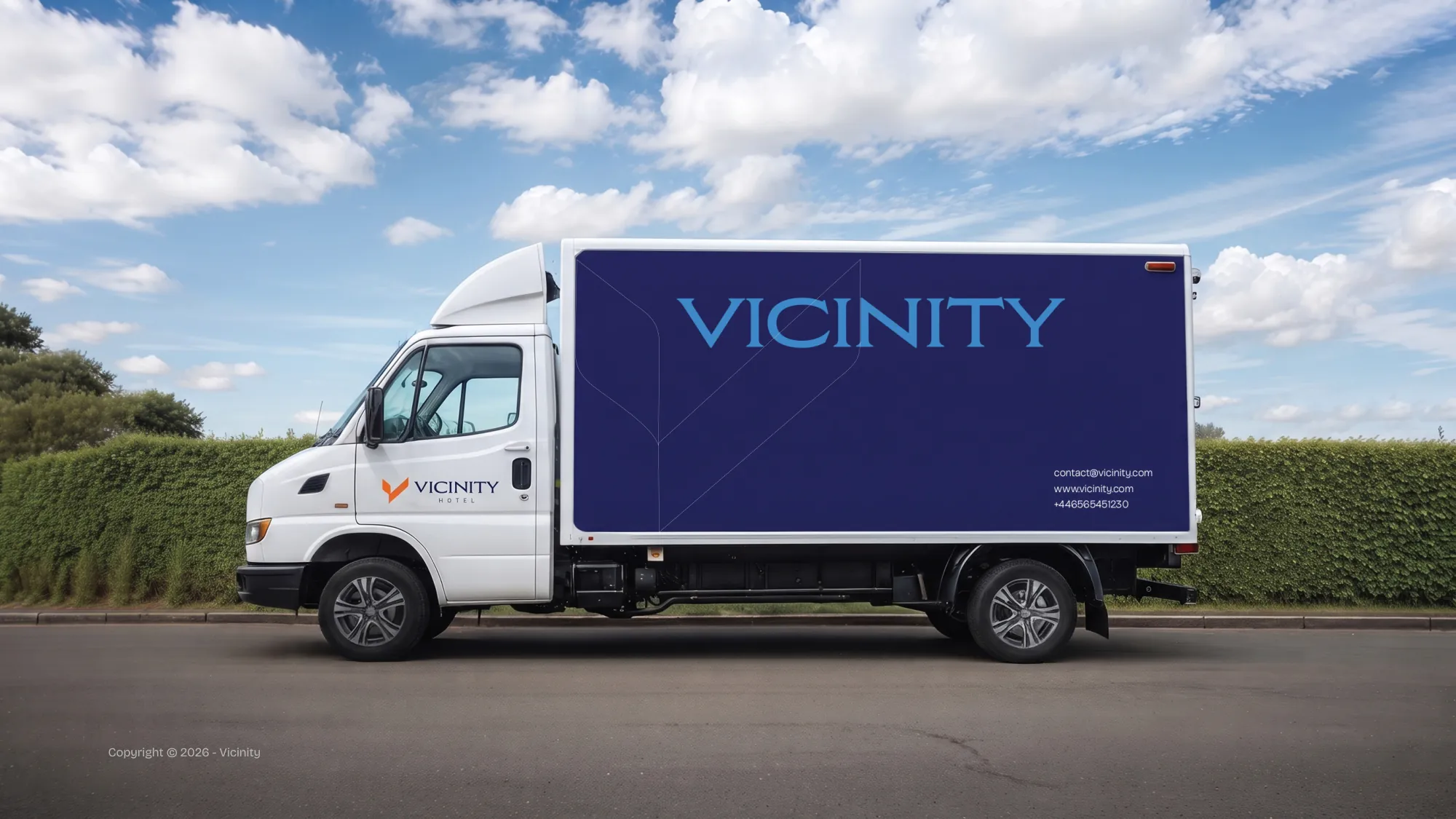 Vicinity delivery truck