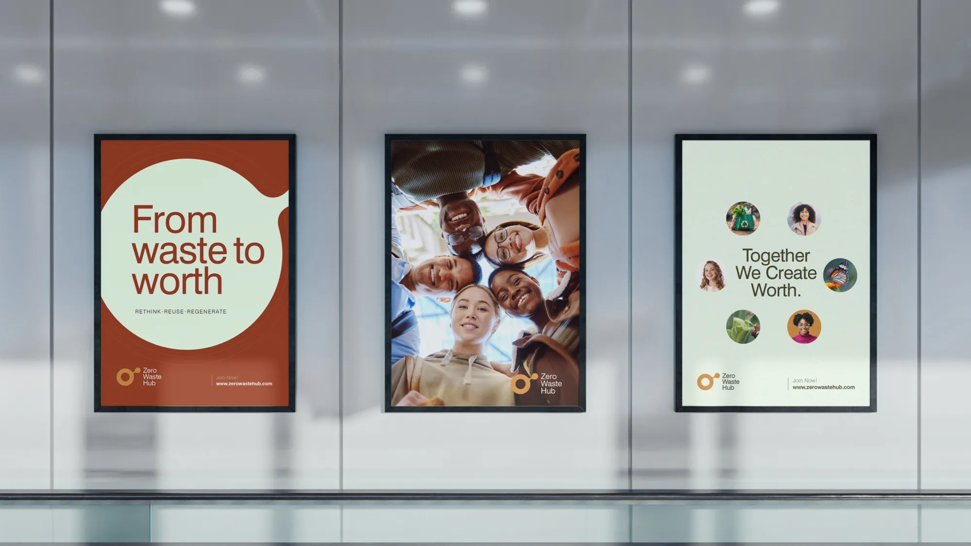 Zero Waste Hub campaign posters